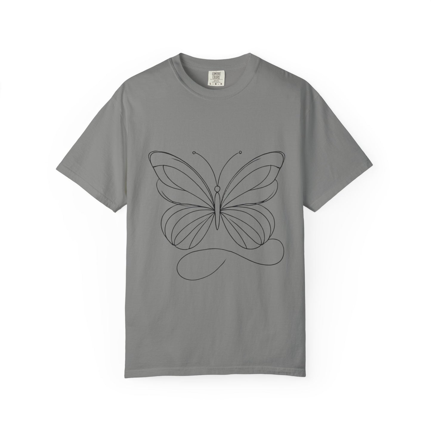 Unisex Garment-Dyed T-shirt Butterfly No.40