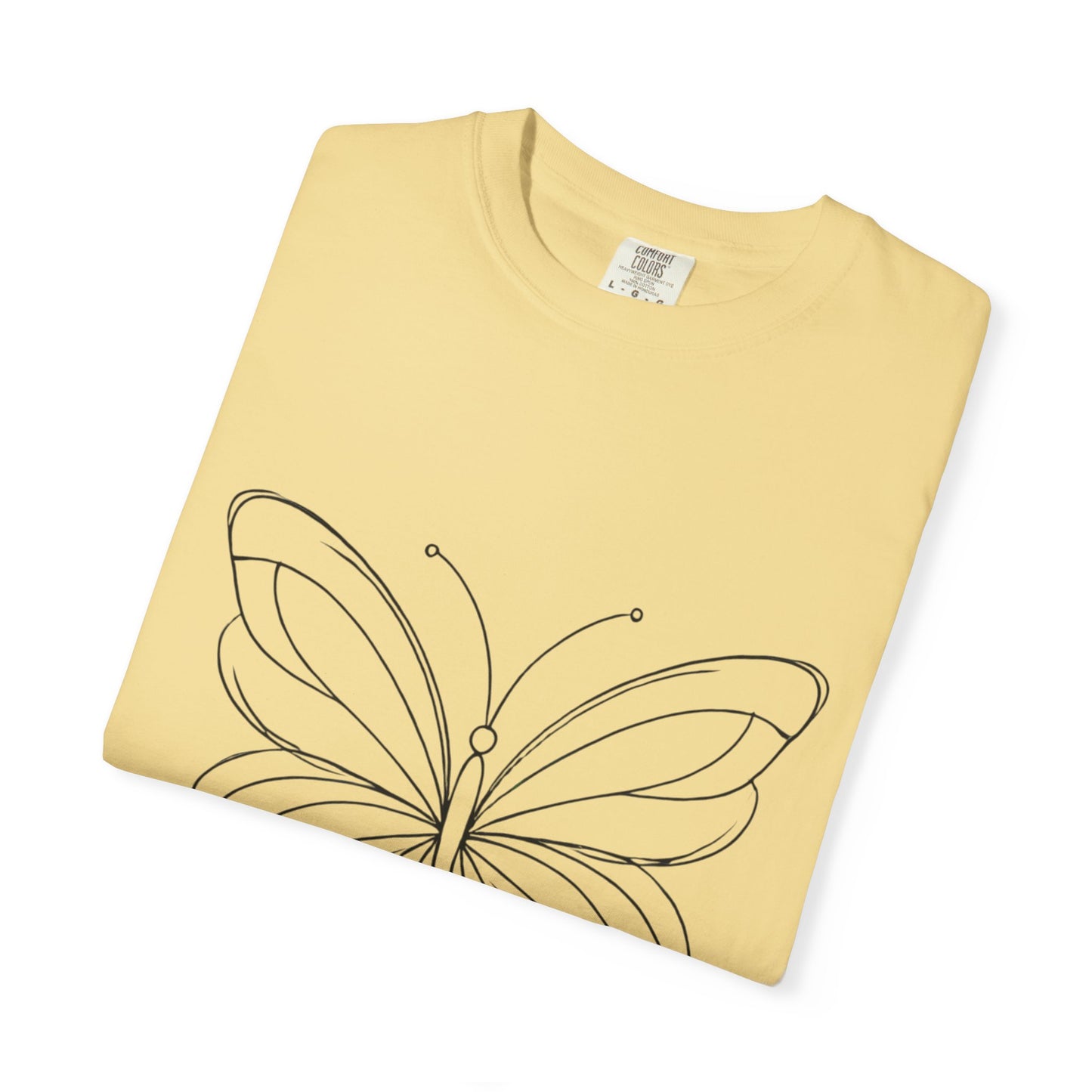 Unisex Garment-Dyed T-shirt Butterfly No.40