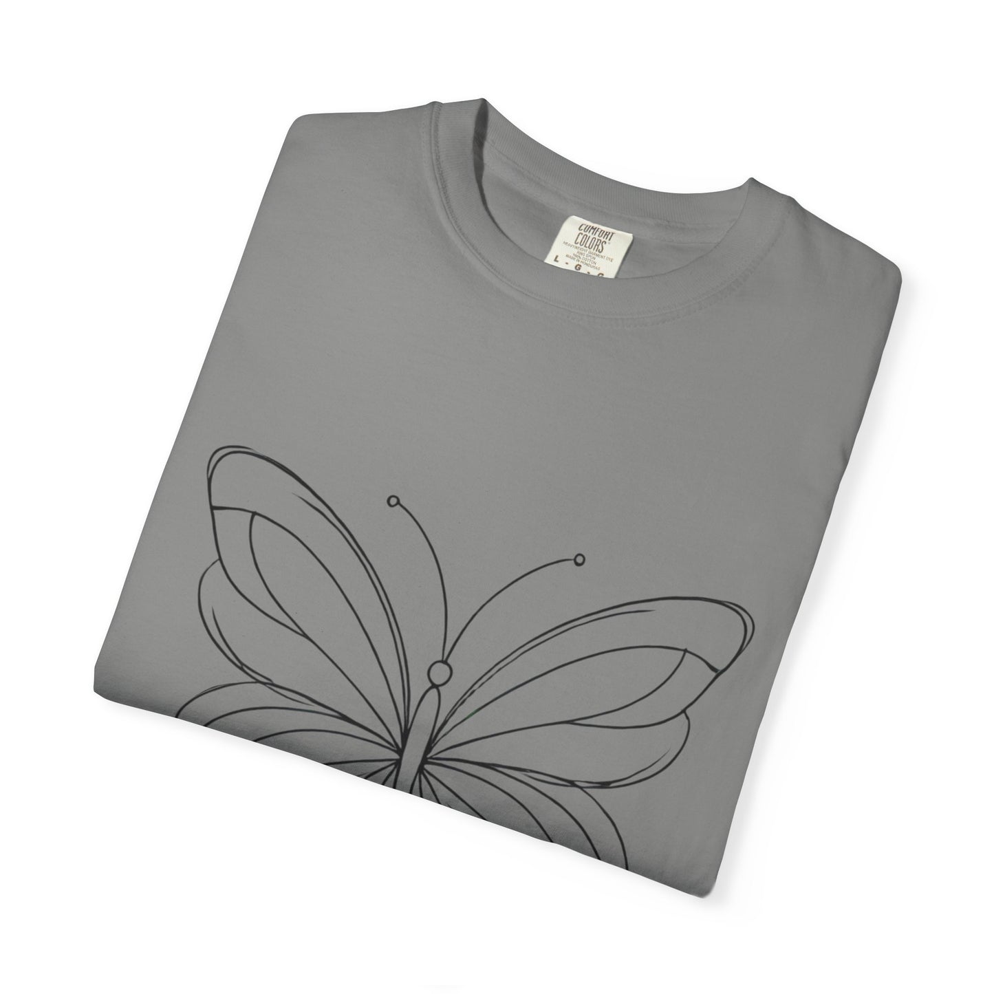 Unisex Garment-Dyed T-shirt Butterfly No.40