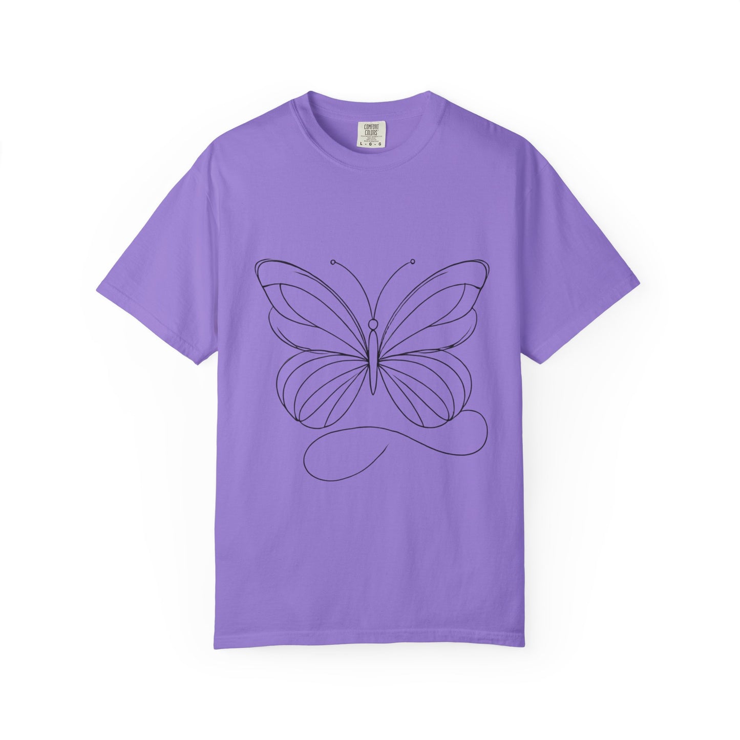 Unisex Garment-Dyed T-shirt Butterfly No.40