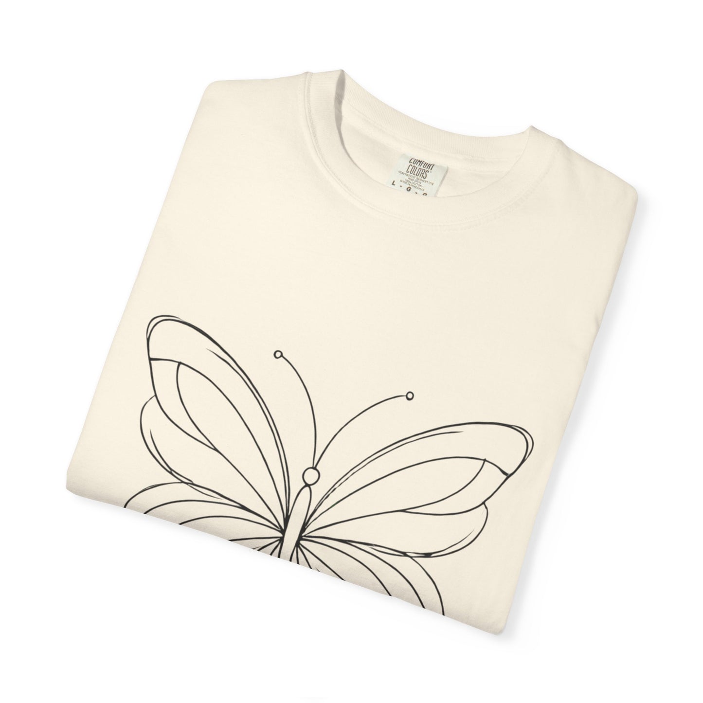 Unisex Garment-Dyed T-shirt Butterfly No.40