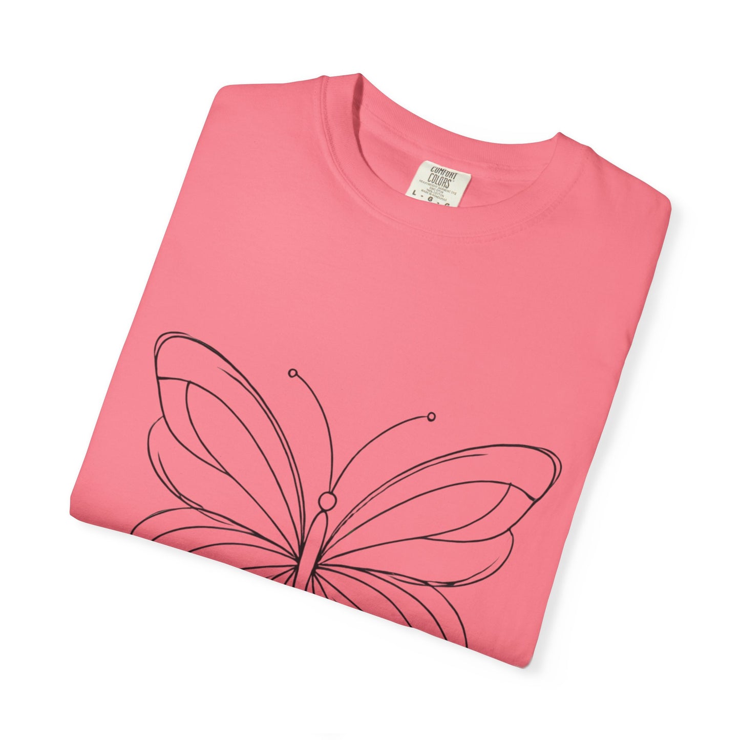 Unisex Garment-Dyed T-shirt Butterfly No.40