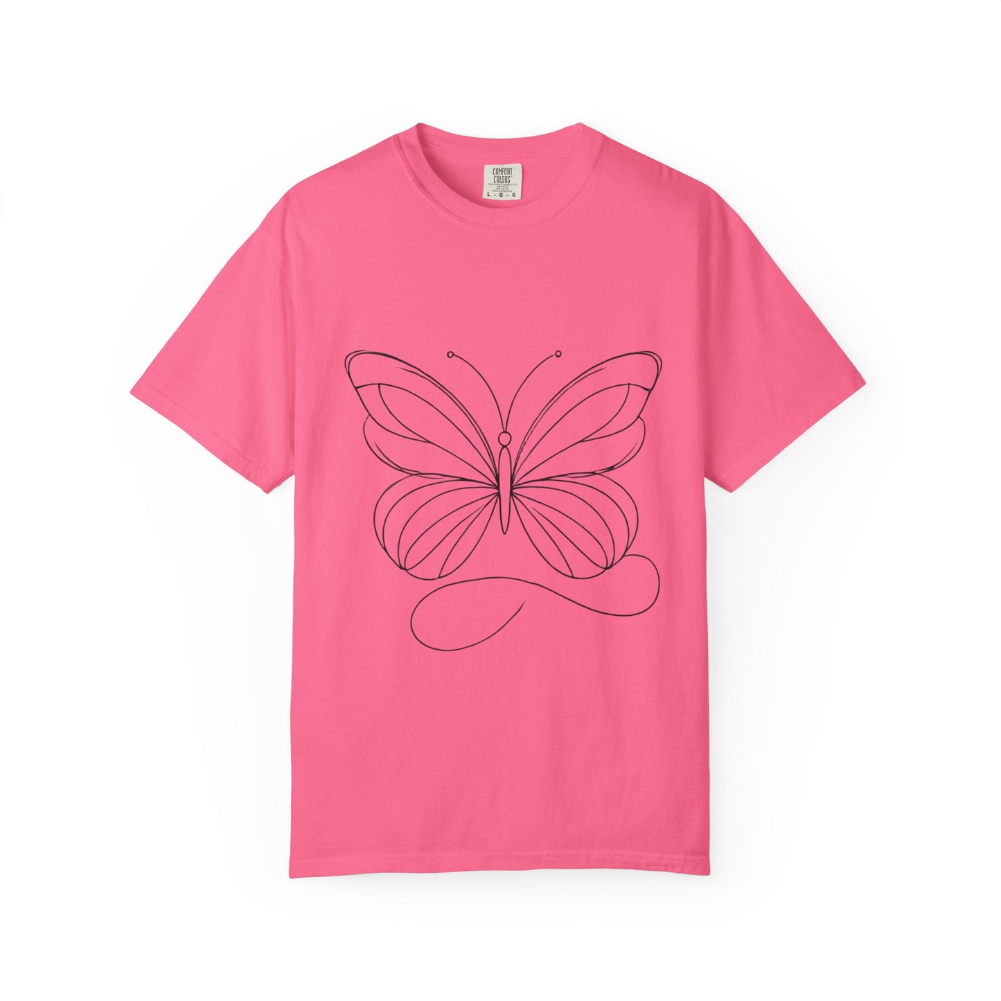Unisex Garment-Dyed T-shirt Butterfly No.40
