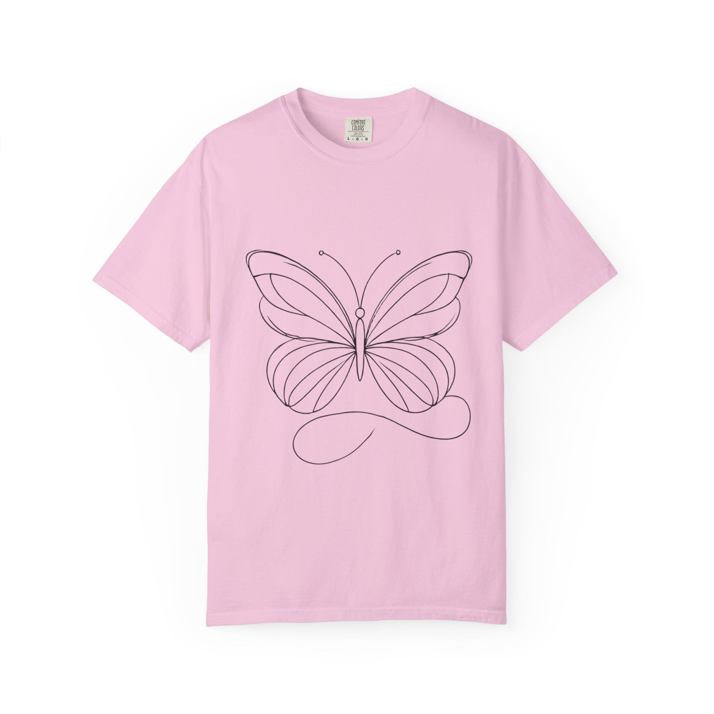 Unisex Garment-Dyed T-shirt Butterfly No.40