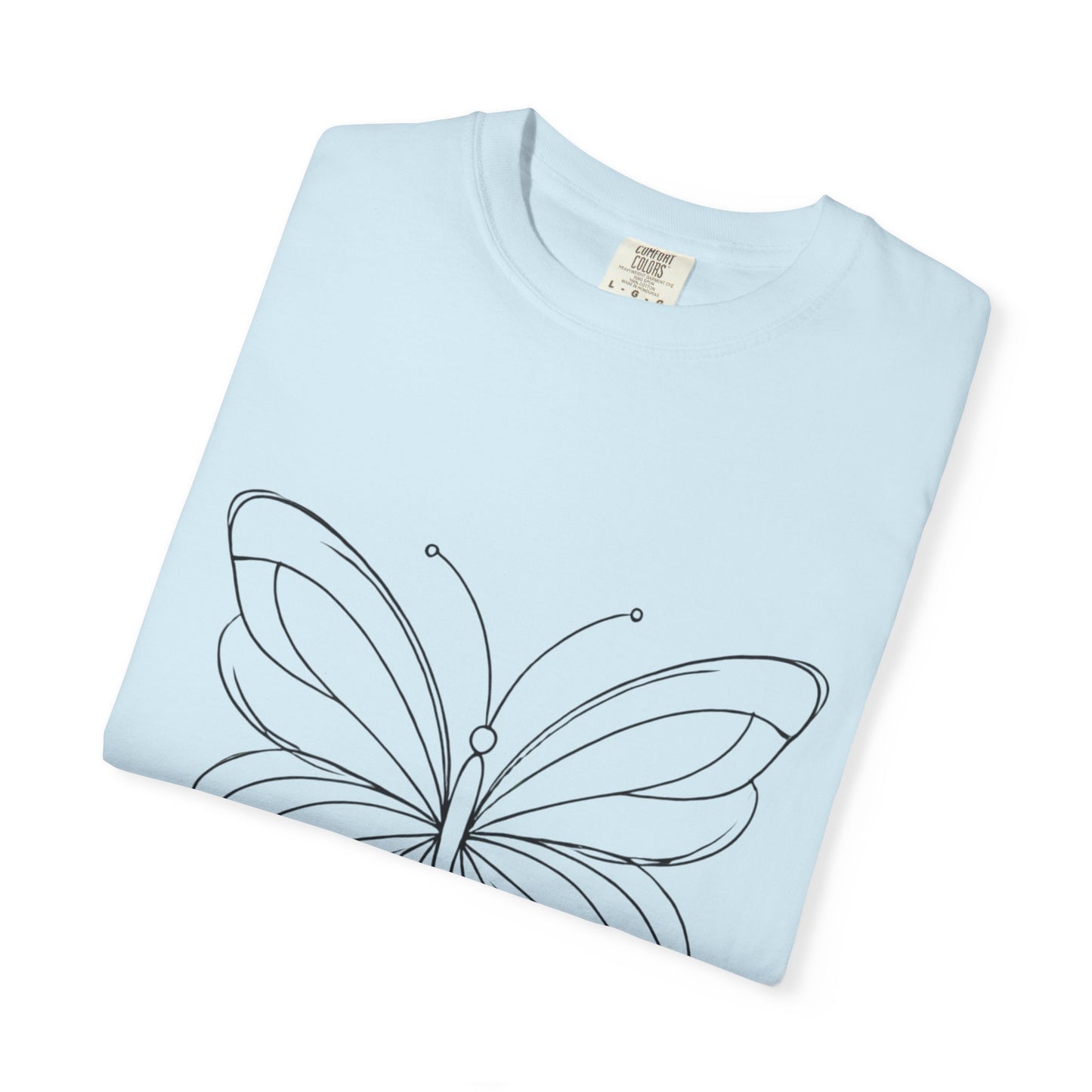 Unisex Garment-Dyed T-shirt Butterfly No.40