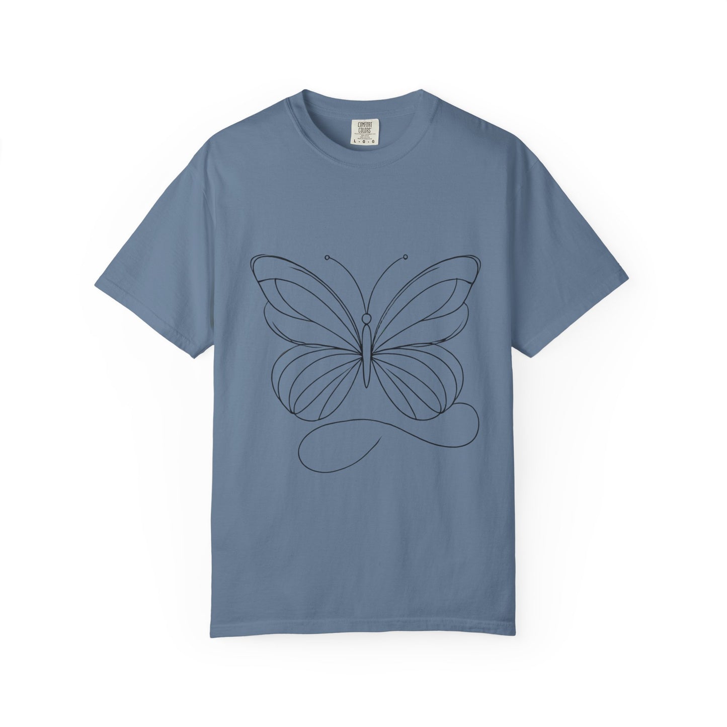 Unisex Garment-Dyed T-shirt Butterfly No.40