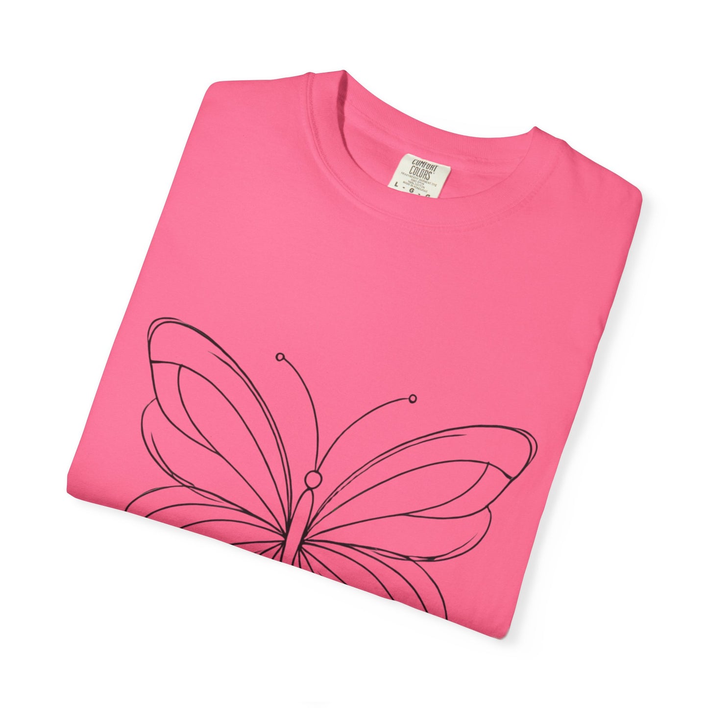 Unisex Garment-Dyed T-shirt Butterfly No.40