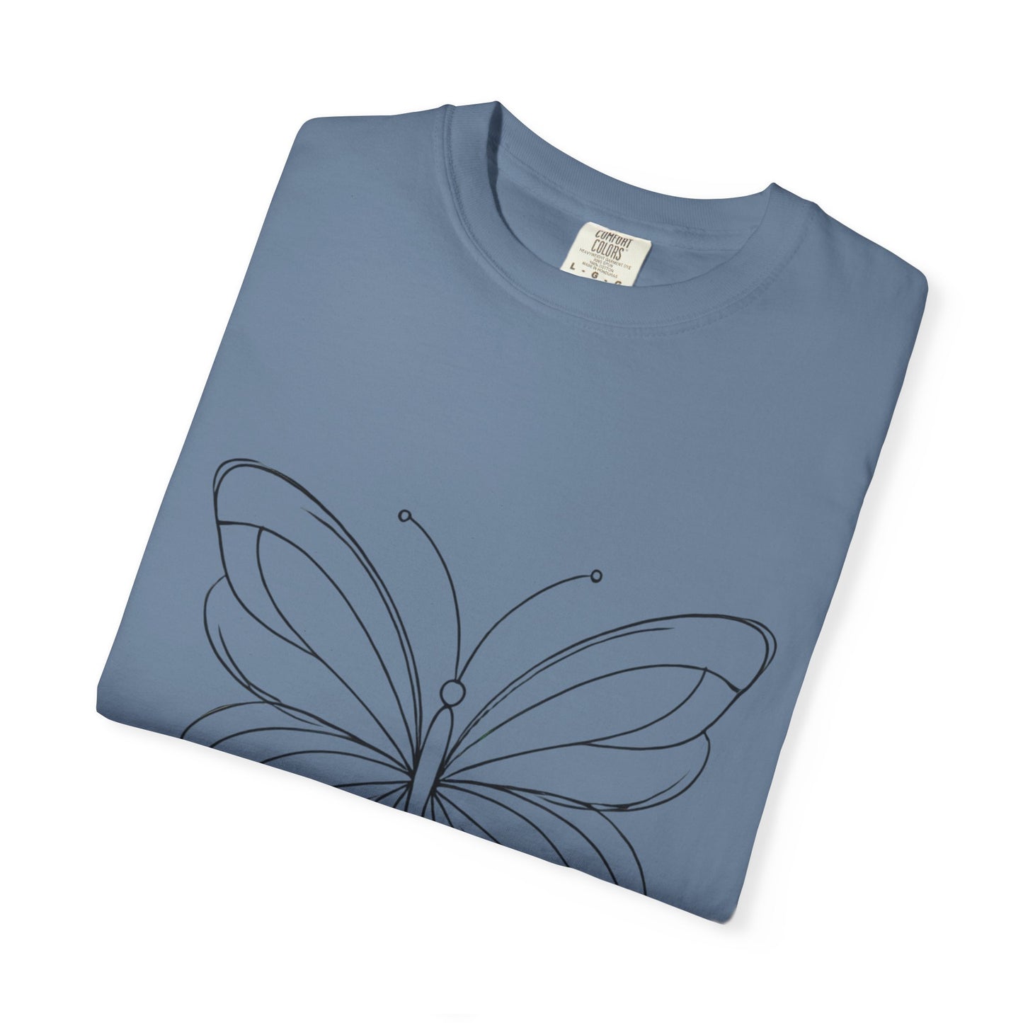 Unisex Garment-Dyed T-shirt Butterfly No.40