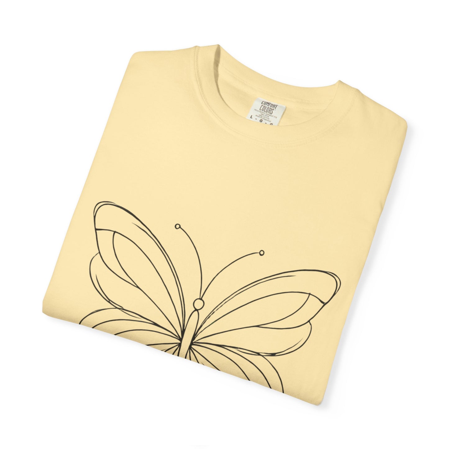 Unisex Garment-Dyed T-shirt Butterfly No.40