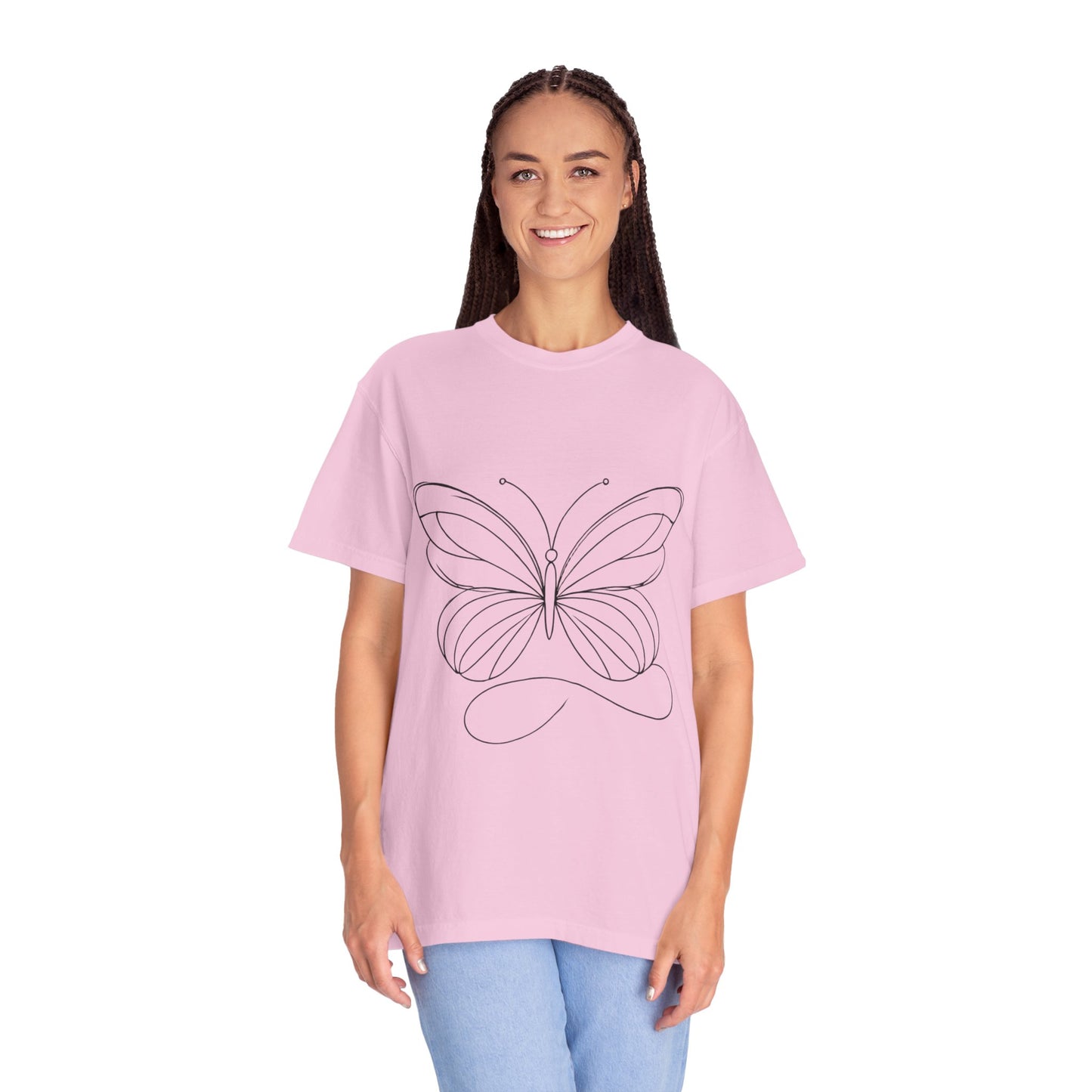 Unisex Garment-Dyed T-shirt Butterfly No.40