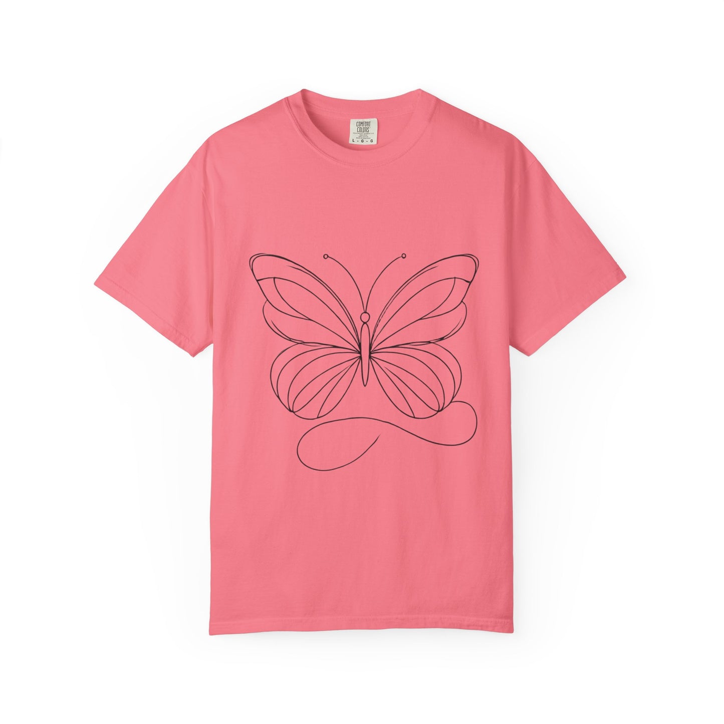 Unisex Garment-Dyed T-shirt Butterfly No.40