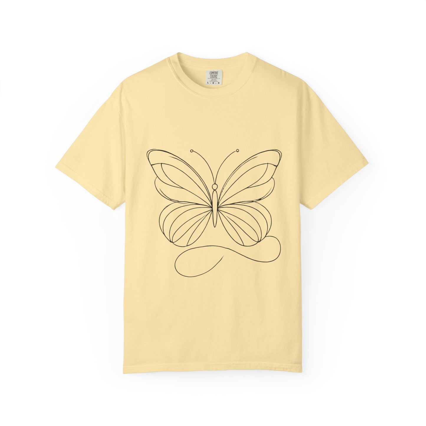 Unisex Garment-Dyed T-shirt Butterfly No.40