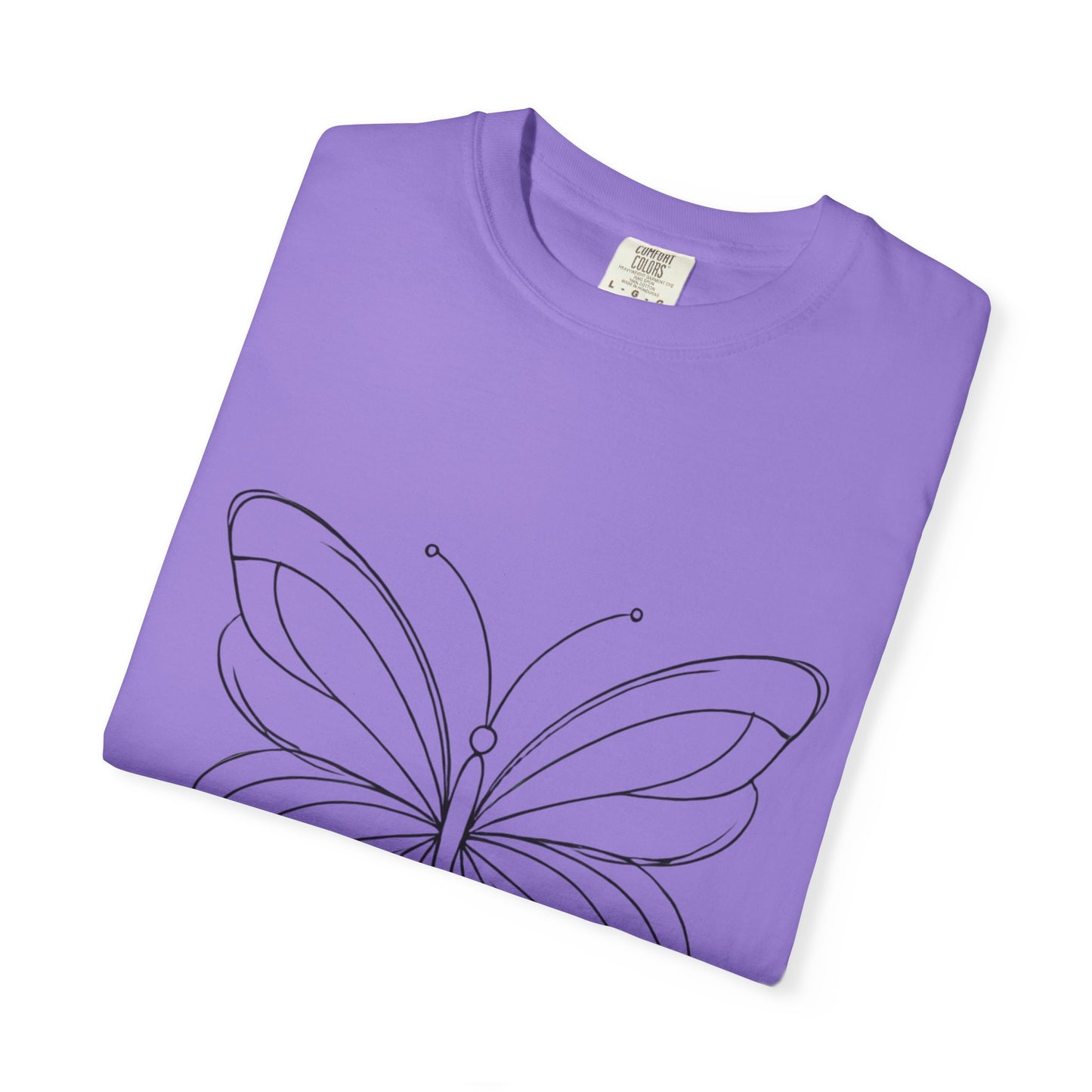Unisex Garment-Dyed T-shirt Butterfly No.40